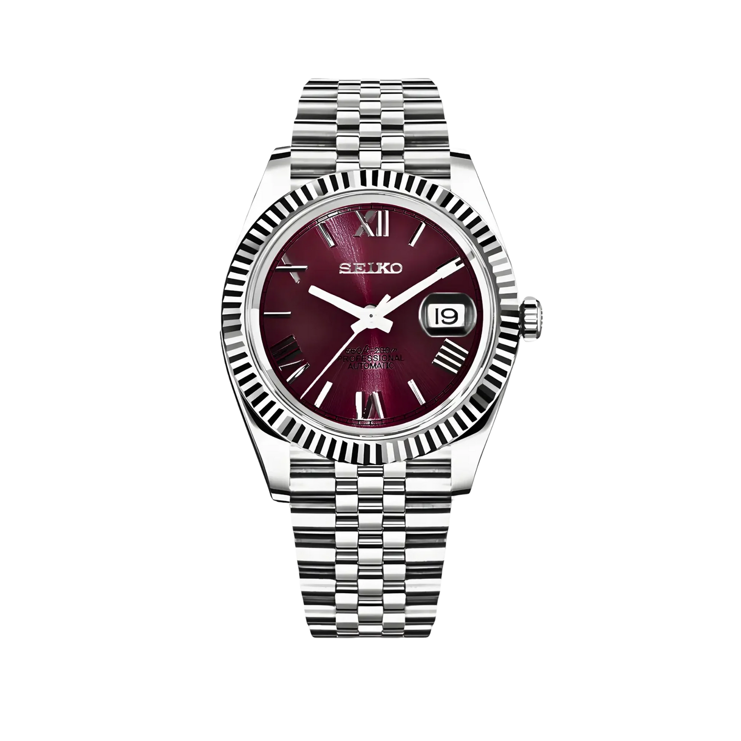 SEIKO MOD CHIFFRE ROMAIN DATEJUST • MAGENTA