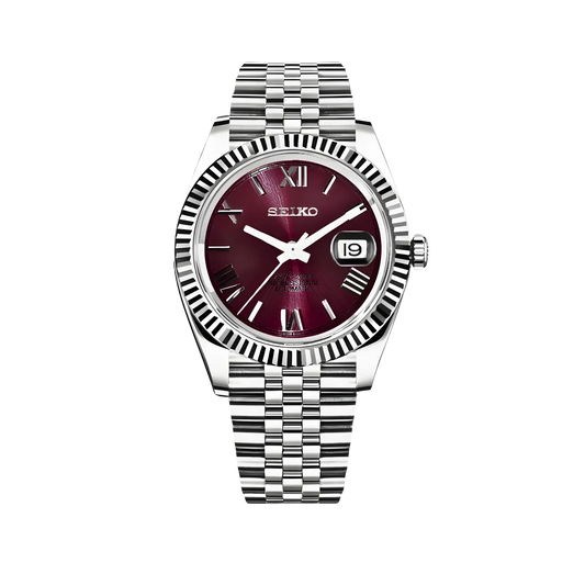 SEIKO MOD CHIFFRE ROMAIN DATEJUST • MAGENTA